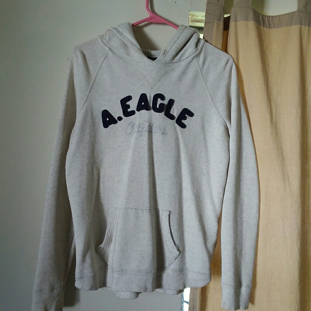 Light gray hoodie